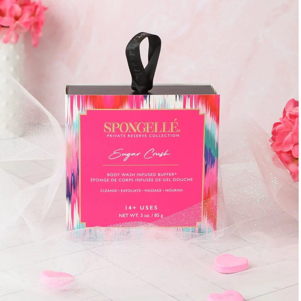 SPONGELLE Sugar Crush Boxed Flower Sponge